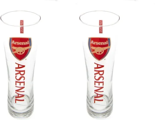 Vista 3 de Copa de cerveza alta oficial del Arsenal, multicolor