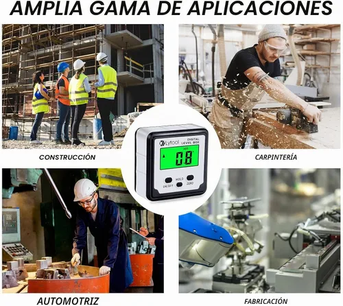 Vista 4 de Lytool Buscador de ángulo digital, cubo de nivel de calibre magnético
