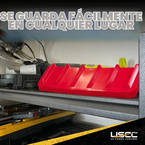 Vista 5 de US Cargo Control Protector de esquina plana de 8 x 8 x 36 pulgadas, utiliza correas de hasta 4 pulgadas en protectores de bordes planos, protege