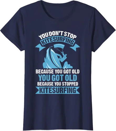 Vista 24 de Kitesurfer Kitesurf Kiteboarding Surfing Surfer Camiseta