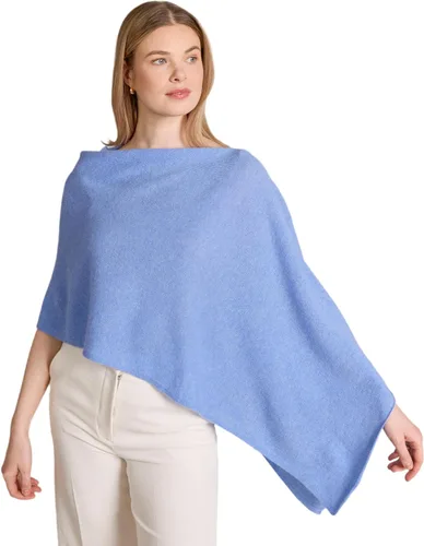 Vista 18 de CLAUDIA NICHOLE by Alashan Poncho estilo vestido, 100% cachemira Ejército/1032