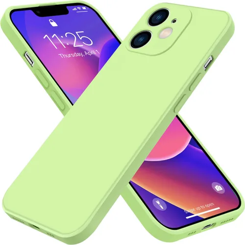 Vista 15 de Funda para iPhone 11, funda de goma de gel de silicona líquida, no amarillenta, funda protectora de silicona multicolor, funda protectora Negro