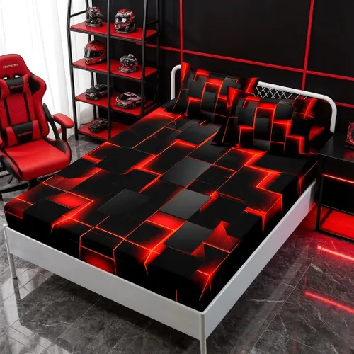 Vista 36 de HOSIMA - Juego de ropa de cama con diseño de ajolote para decoración de dormitorio infantil, patrón de dibujos animados espaciales Kawaii, animales