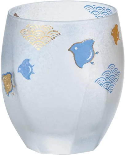 Vista 13 de ADERIA S6062 - Juego de vasos de roca con diseño de flor de cerezo de primera calidad, 11.6 fl oz (11.7 fl oz), 2 piezas, fabricado en Japón