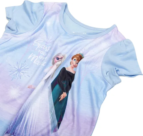 Vista 3 de Disney Conjunto de pijama de 3 piezas de Minnie Mouse para niñas Frozen Princesas Minnie Mouse