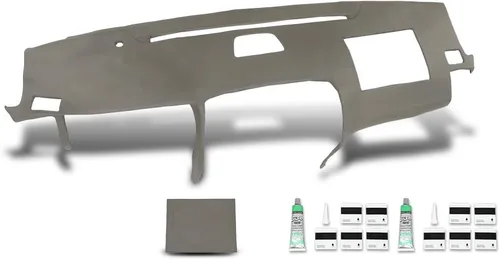 Vista 27 de PIT66 Cubierta de bisel de tablero TPE negra compatible con Buick Apollo/Olds Omega 1972-1974 Compatible con Chevy Chevy II/Chevy Nova 1969-1974