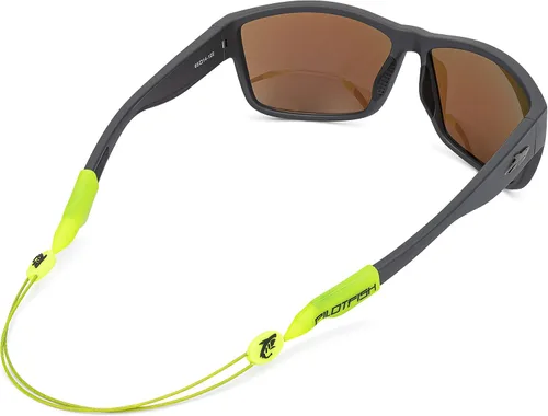 Vista 11 de Pilotfish - Correa ajustable sin cola para retenedor de lentes: para lentes de sol, lentes y gafas, Naranja (Blaze Orange), 14 pulgadas