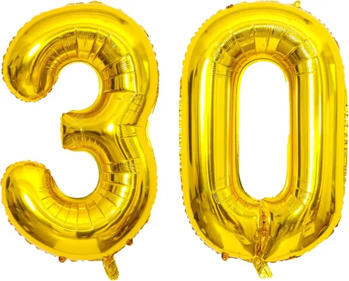 Vista 135 de Globos gigantes de números negros de 40 pulgadas, globos de aluminio de Mylar con helio para cumpleaños, globo número 0 para decoración de fiestas