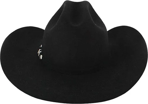 Vista 4 de Stetson Men's Apache 4X Felt Cowboy Hat Negro