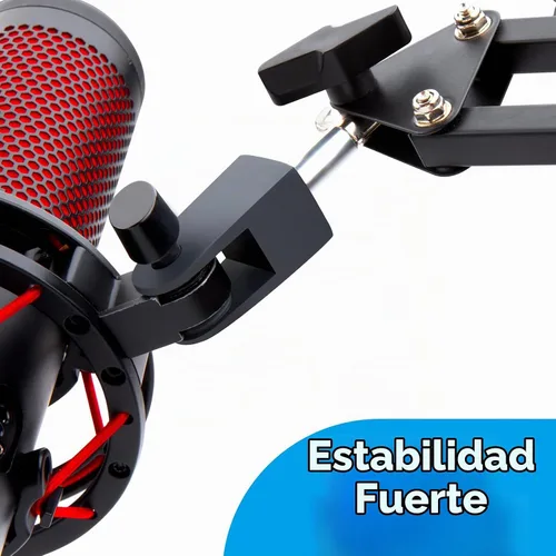 Vista 3 de YOUSHARES HyperX Quadcast Mount Adapter para HyperX Quadcast s Mic – El adaptador de repuesto de brazo brazo HyperX Quadcast obtiene el soporte