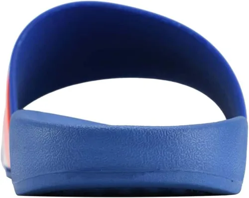 Vista 8 de GUESS Sandalias Edeno Slide para hombre, Azul (Medium Blue)