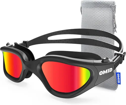 Vista 27 de OMID - Gafas de natación polarizadas P2, gafas antivaho para natación para hombres y mujeres adultas
