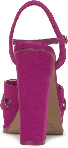 Vista 3 de Jessica Simpson Sandalias de plataforma con tacón de bloque Giddings para mujer