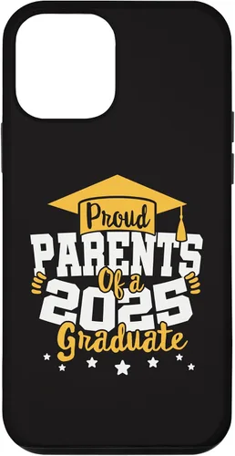 Vista 12 de iPhone 15 Parents of a 2025 Graduate Class Senior Graduation Grad 25 Case