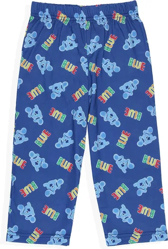 Vista 3 de Nickelodeon - Conjunto de pijama para niños pequeños con diseño de pistas azules