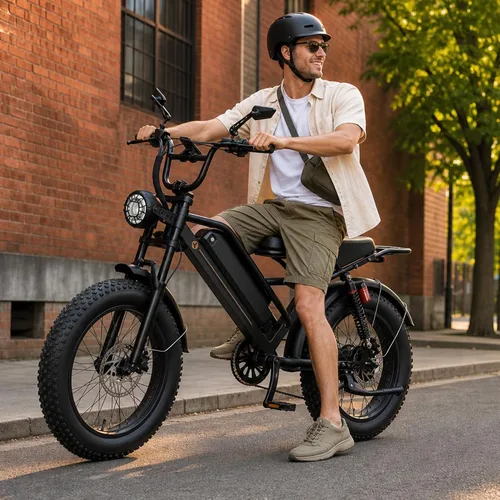 Vista 11 de Jasion YR20Pro Electric Bike,3000W Peak,Max 90 Miles & 38MPH,5 Riding Modes Set-2 Blanco