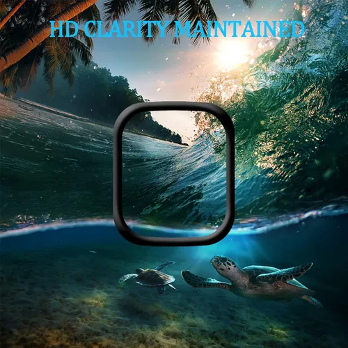Vista 5 de [Paquete de 3] Protector de pantalla para Amazfit GTS 3, borde curvado 3D, antiarañazos, HD, ultra inastillable, flexible, compatible con Amazfit