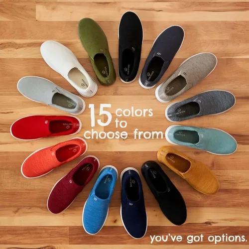 Vista 6 de Merinos Zapatos deportivos de moda para mujer, zapatos casuales sin cordones, hechos con lana australiana, zapatos de tenis ligeros y duraderos