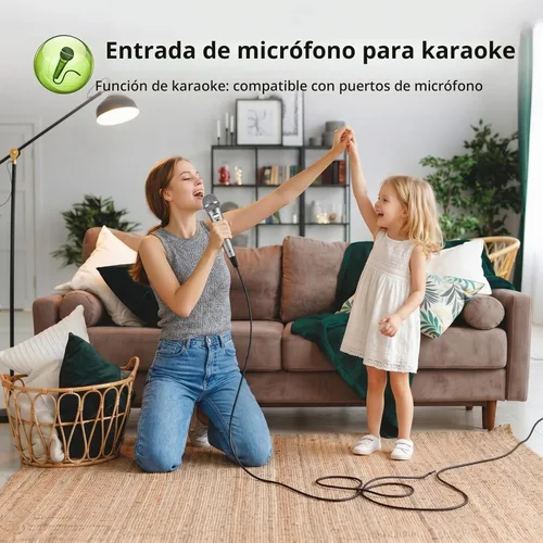 Vista 6 de LONPOO Reproductor de DVD para el hogar con HDMI, reproductor de DVD compacto para Smart TV, reproductor de CD de DVD sin regiones con salida Todo