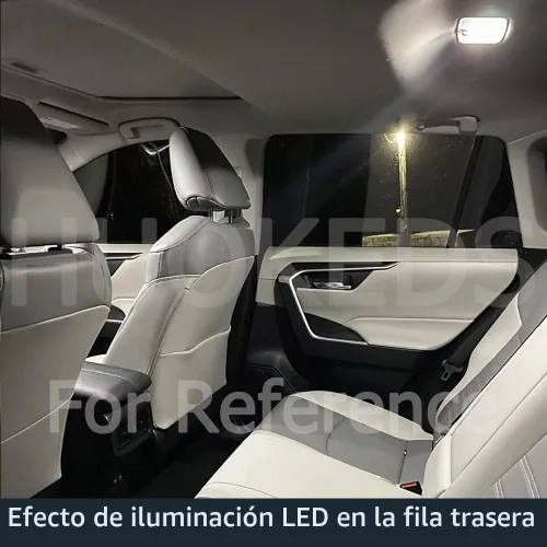 Vista 6 de 15 piezas de luces LED interiores Grand Cherokee de repuesto para Jeep Grand Cherokee 2011 2012 2013 2014 2015 2016 2017 2018 2019 2020 6000K blanco