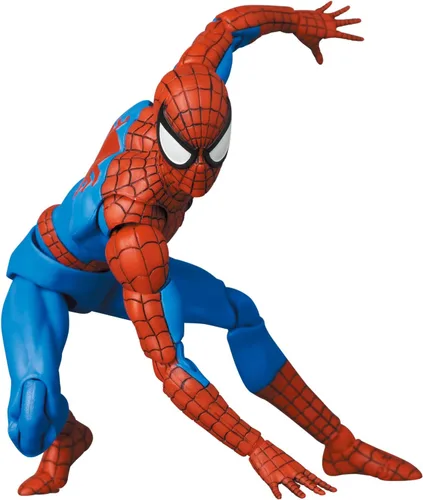 Vista 9 de メディコム・トイ (MEDICOM TOY) MAFEX No.185 Spider-Man Spider-Man (Versión de disfraz clásico) Figura de acción pre-pintada, no a escala, altura total