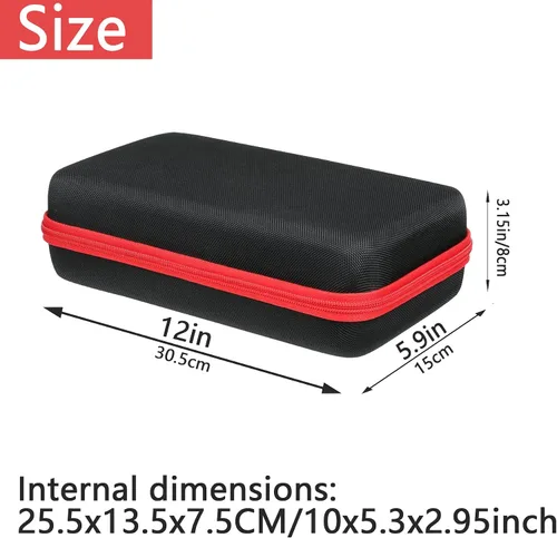 Vista 2 de khanka Funda de almacenamiento rígida de repuesto para llave de impacto Milwaukee 2554-20 M12 Fuel Stubby de 3/8 pulgadas, solo funda