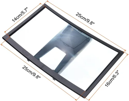 Vista 2 de MECCANIXITY Lupa de pantalla de 12 pulgadas para teléfono celular, proyector de aumento 3D HD, soporte amplificador de pantalla para todos