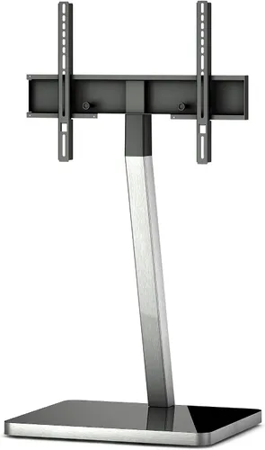 Vista 4 de SONOROUS PL-2700 - Soporte de TV de alta calidad para sala de estar, soporte de piso de TV de lujo con base de vidrio templado, moderno soporte
