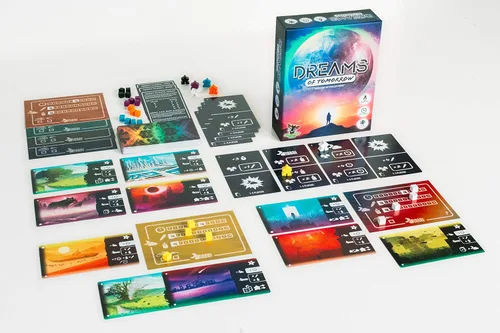 Vista 2 de Weird Giraffe Games Sueños del mañana Board Game, 1-6 players, Ages 8+, Dreams of Tomorrow, Weird Giraffe