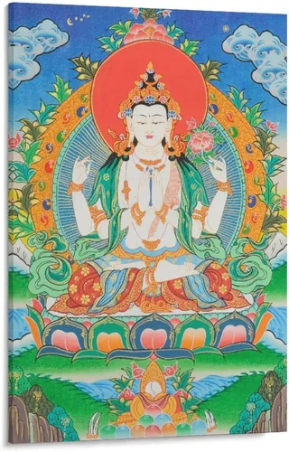 Vista 27 de Póster artístico con texto en inglés «Lord Shiva And His Family» («Lord Shiva And His Family») - Póster decorativo moderno para decorar la pared