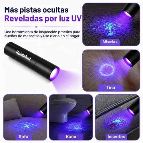 Vista 7 de Removedor de manchas y olores + kit detector de orina de mascotas