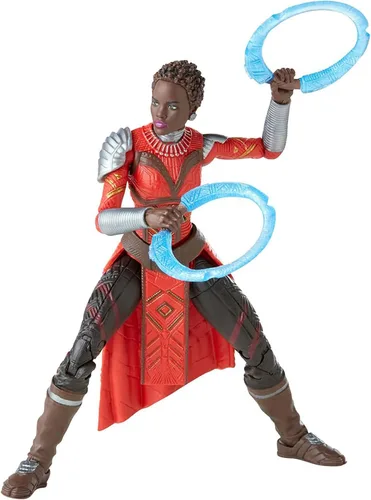 Vista 3 de Marvel Legends Series Black Panther Legacy Collection Marvel's Nakia - Figura de acción de 6 pulgadas, juguete coleccionable, 2 accesorios Marvel