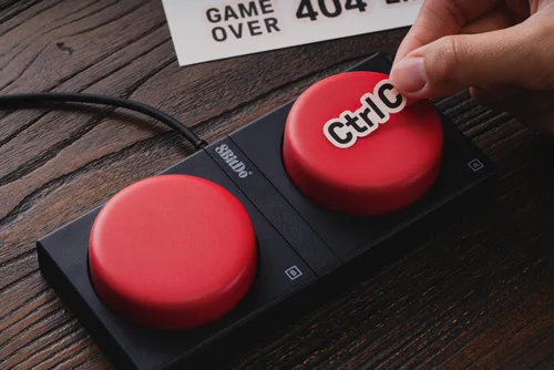 Vista 8 de 8Bitdo Teclado mecánico retro de 87 teclas, Bluetooth2.4GUSB-C, teclado para juegos intercambiable en caliente con dos botones súper programables