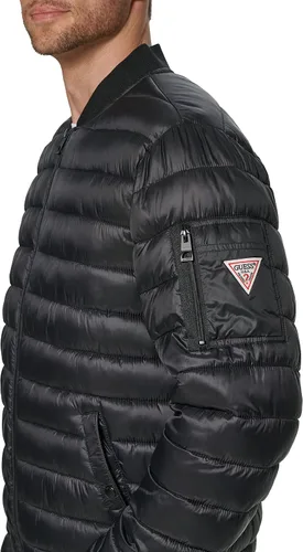 Vista 3 de GUESS Bombardero ligero de manga larga con puños elásticos para hombre