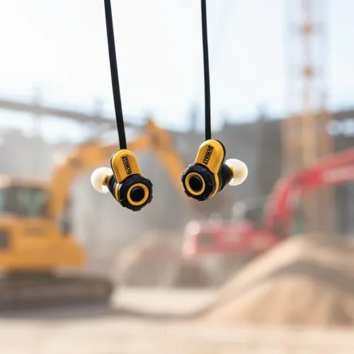Vista 8 de DEWALT Cordón antipérdida para auriculares TWS y TWS ANC – Cable de seguridad duradero para un ajuste seguro y fácil acceso, correa de cuello