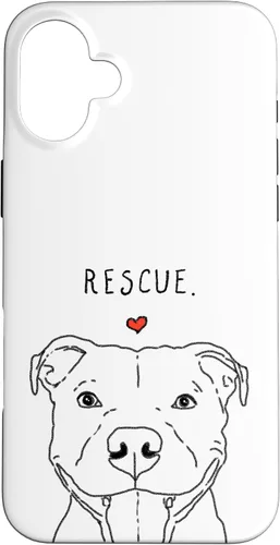 Vista 23 de Rescue Love Smiling Pit Bull, Pittie, Pitbull Mom, Dog Lover Case for iPhone 17