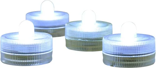 Vista 13 de Luces de Halloween sumergibles cr2032, funciona con pilas, bajo el agua, impermeable, luz de té LED para eventos, centros de mesa, jarrón, floral