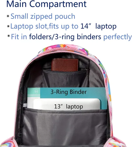 Vista 5 de Mochila infantil para niñas y niños, bolsas de escuela primaria para jardín de infantes, mochilas impermeables para viajes de regreso a clases