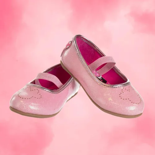 Vista 2 de Disney Frozen Elsa Minnie Mouse - Zapatos planos Mary Jane para niñas, disfraz de princesa de personaje de gelatina para niños, ballet, bailarina