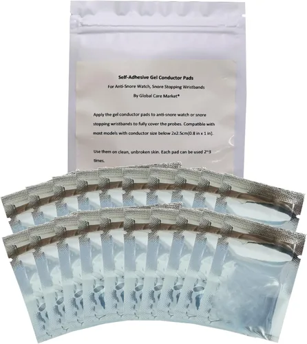 Vista 6 de Almohadillas conductoras de gel, 6 pares para reloj antironquidos y pulsera de parada de ronquidos