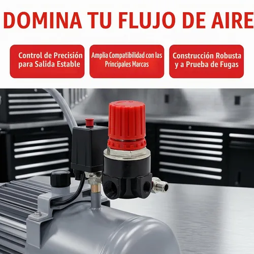 Vista 6 de AB-9051116 Reductor de presión para compresores de aire Stanley Bostitch Husky Hitachi Craftsman
