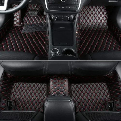 Vista 18 de Alfombrillas personalizadas para automóvil compatibles con Audi, BMW, Mercedes-Benz, Chevy, Cadillac, Honda, Toyota, Lexus, Infiniti, Nissan, rojo