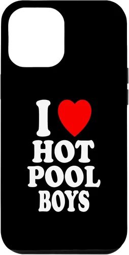 Vista 7 de iPhone 12 mini I Heart (Love) Hot Pool Boys Summer Cleaning MILF Cougar Case