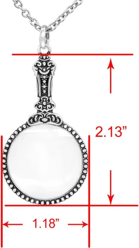 Vista 2 de Controse Collar de espejo encantado (colgante de cristal de magnificación)