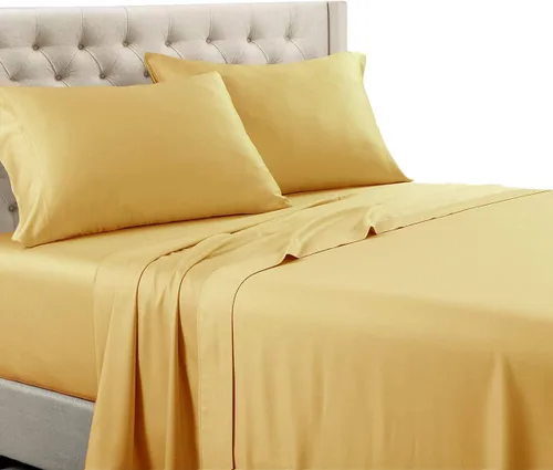 Vista 30 de Royal Tradition Juego de 2 fundas de almohada estándar de 600 hilos, 100% algodón, color beige