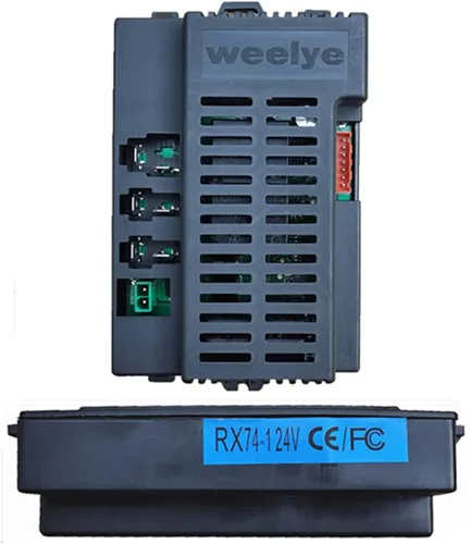 Vista 5 de Weelye RX74 24 V CE FC 2.4G Bluetooth Control remoto y receptor kit controlador caja de control Accesorios para niños paseo eléctrico en juguetes