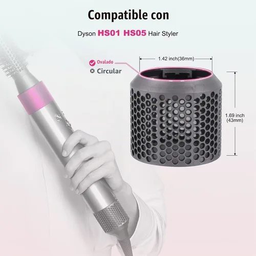 Vista 2 de Filtro exterior compatible con modelos Dyson Airwrap HS01 HS05