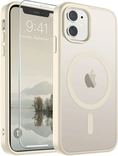 Vista 62 de SUPFINE Funda magnética para iPhone SE 2022 (3ª)/2020 (2ª), iPhone 8 (compatible con MagSafe) (protección contra caídas de grado militar), funda