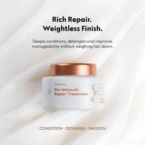 Vista 5 de CUATRO RAZONES Mascarilla reparadora de bio-moléculas para cabello dañado Tratamiento de reparación de biomoléculas