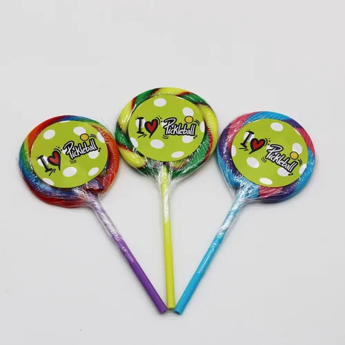 Vista 6 de Naturejam Paletas temáticas de pickleball de 2 pulgadas, 3 unidades, perfectas para los amantes del pickleball, eventos temáticos de deportes